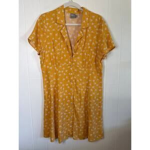 Asos button front sundress size 12
